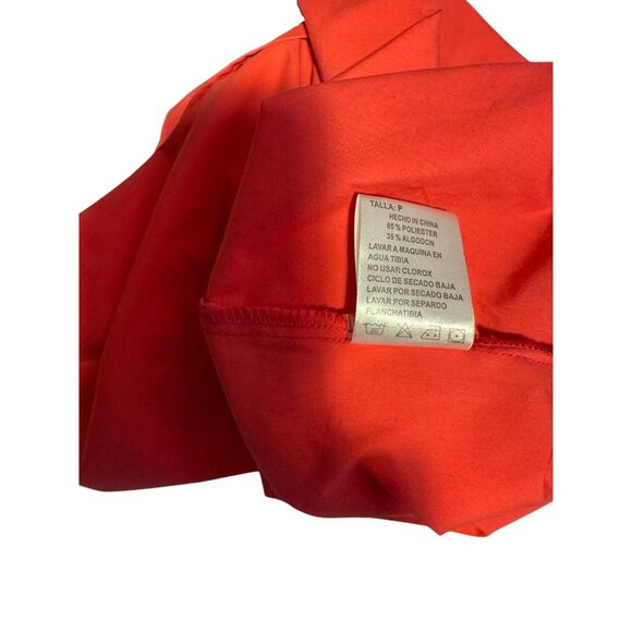 Columbia PFG Mens Long Sleeve Shirt S 65% Polyester 35% Cotton Bright Red - Picture 10 of 11